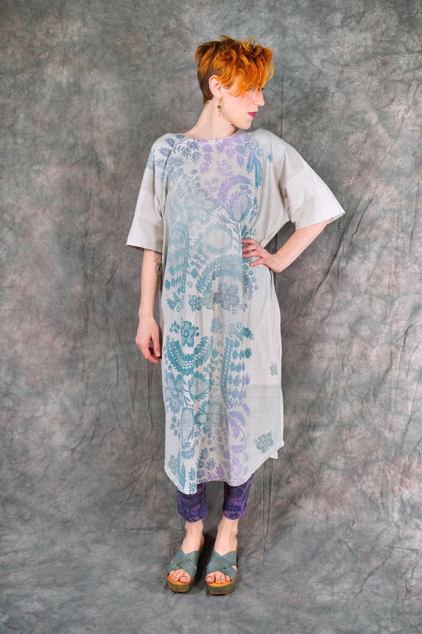 7246 Orcas Island Tunic Dress Fog-P