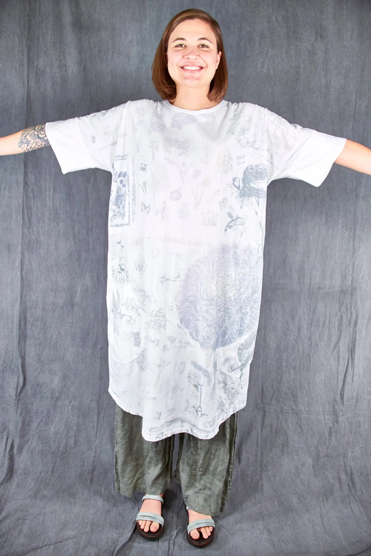 7246 Orcas Island Tunic Dress White-P