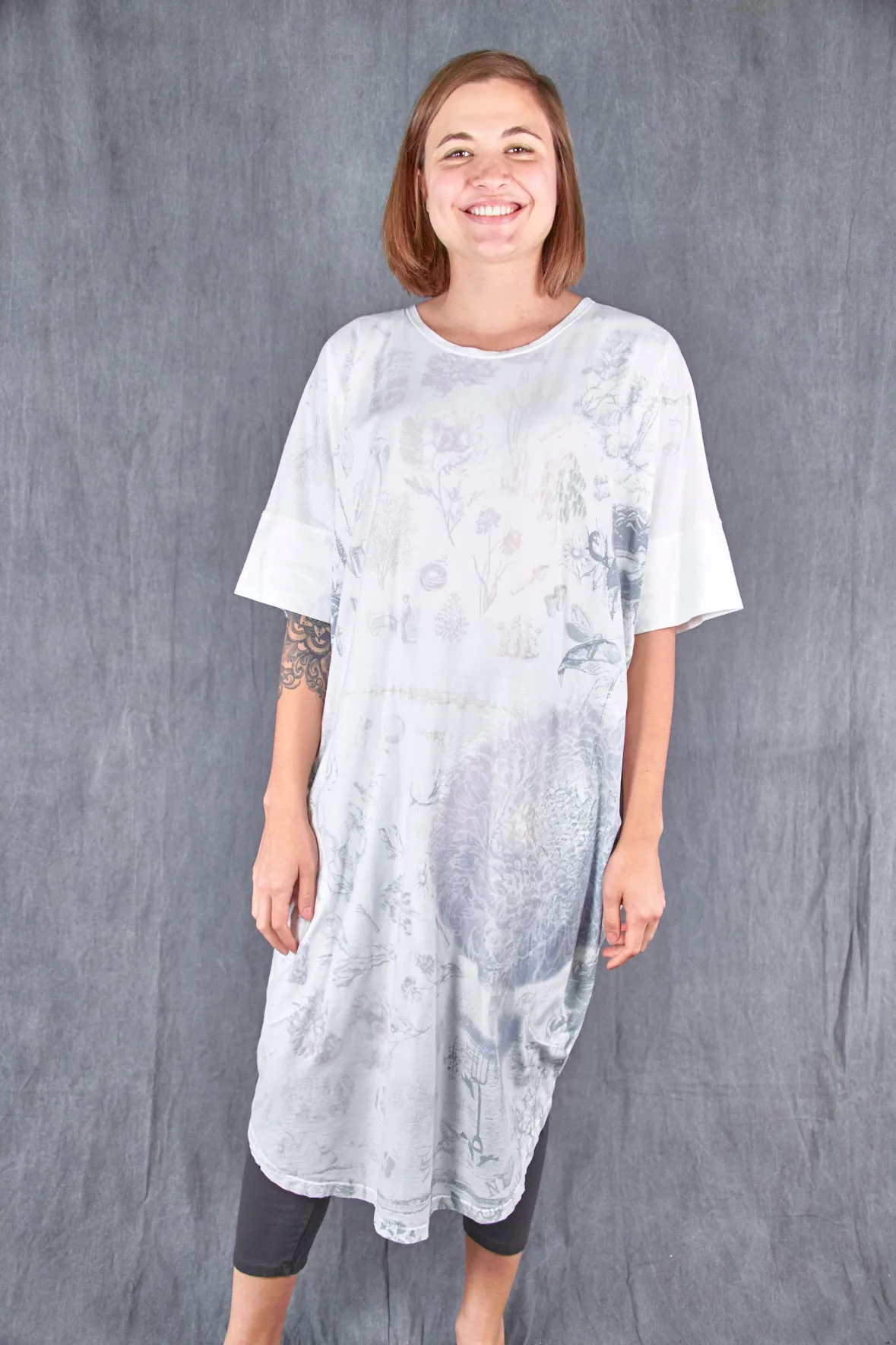 7246 Orcas Island Tunic Dress White-P