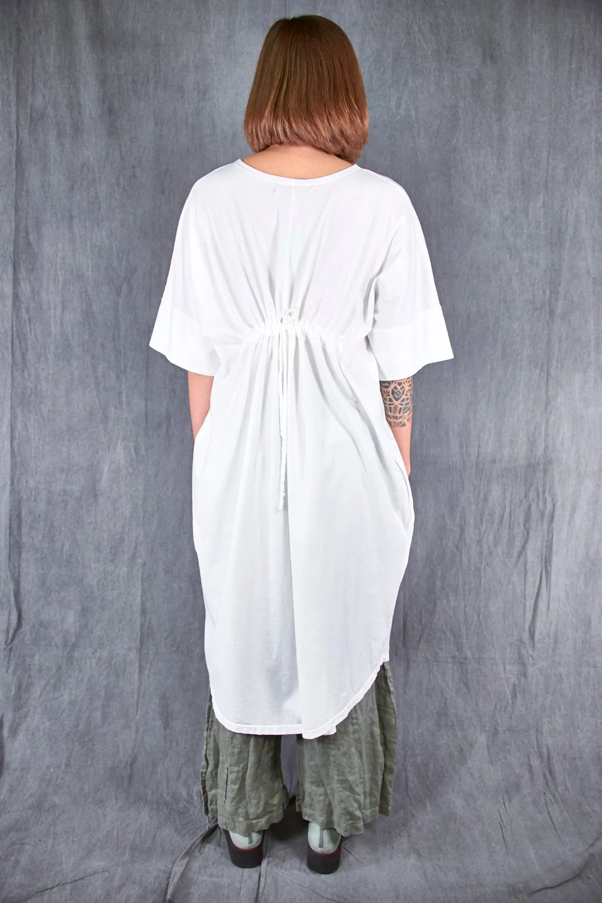 7246 Orcas Island Tunic Dress White-P