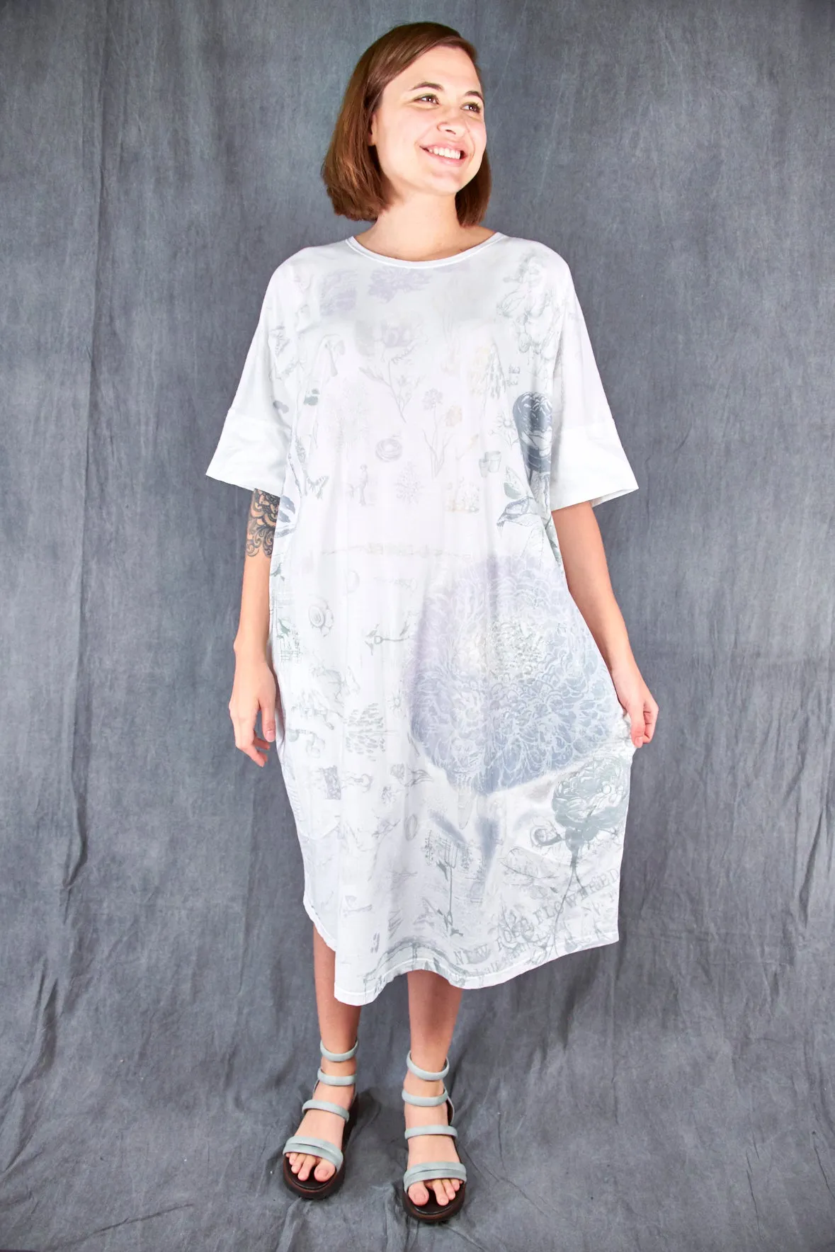 7246 Orcas Island Tunic Dress White-P