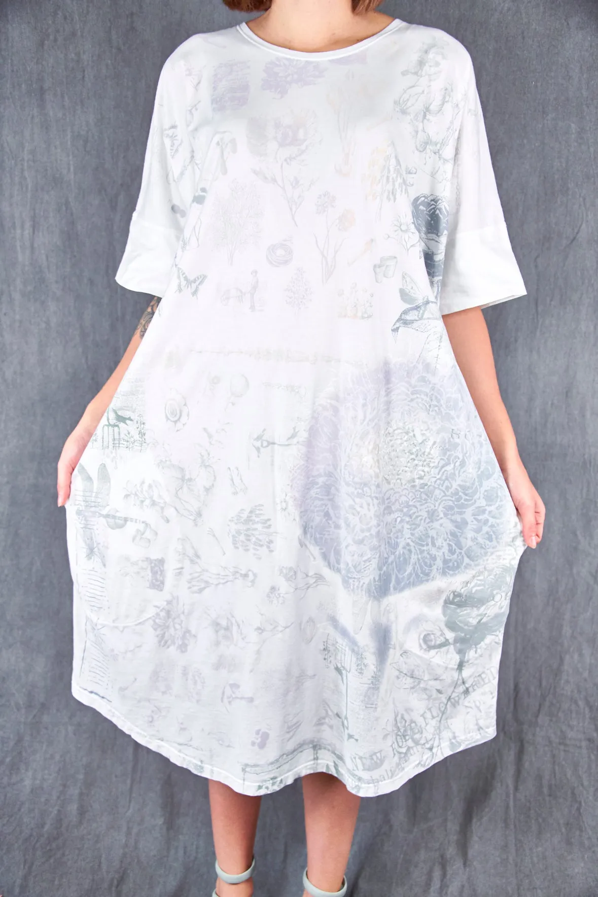 7246 Orcas Island Tunic Dress White-P