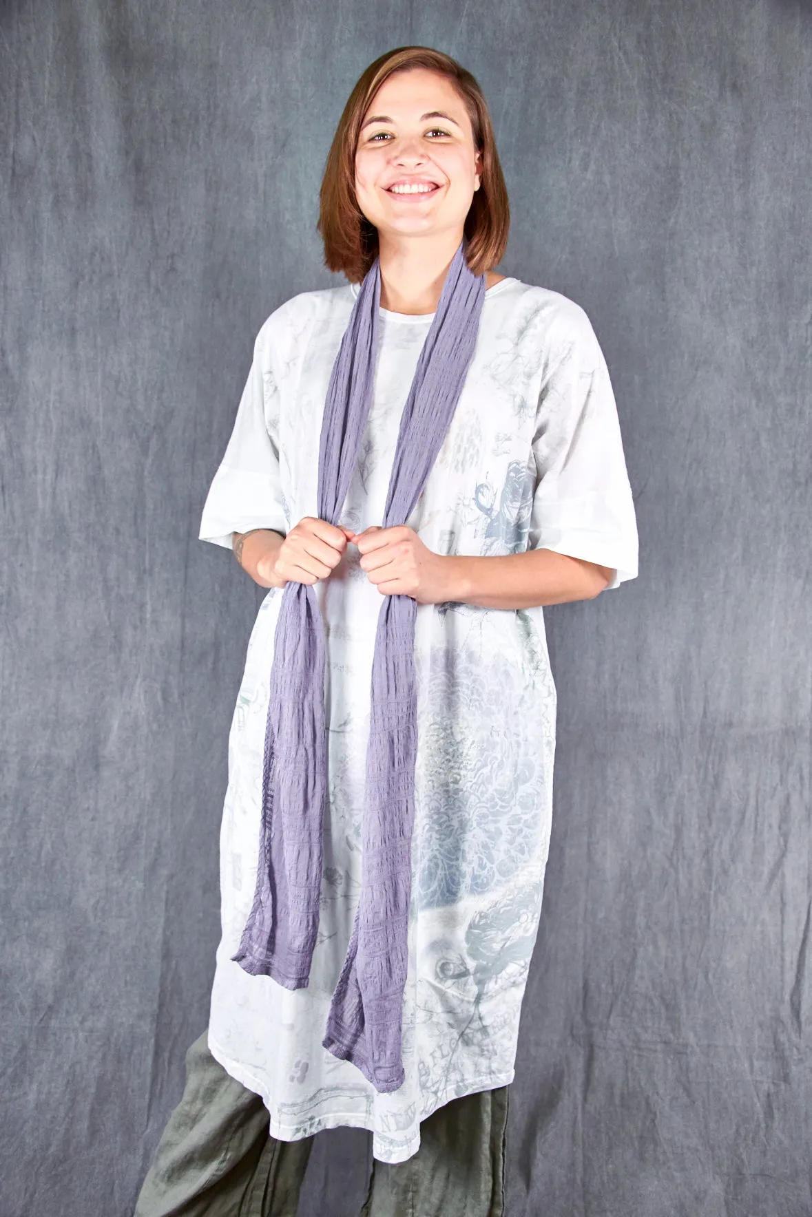 7246 Orcas Island Tunic Dress White-P