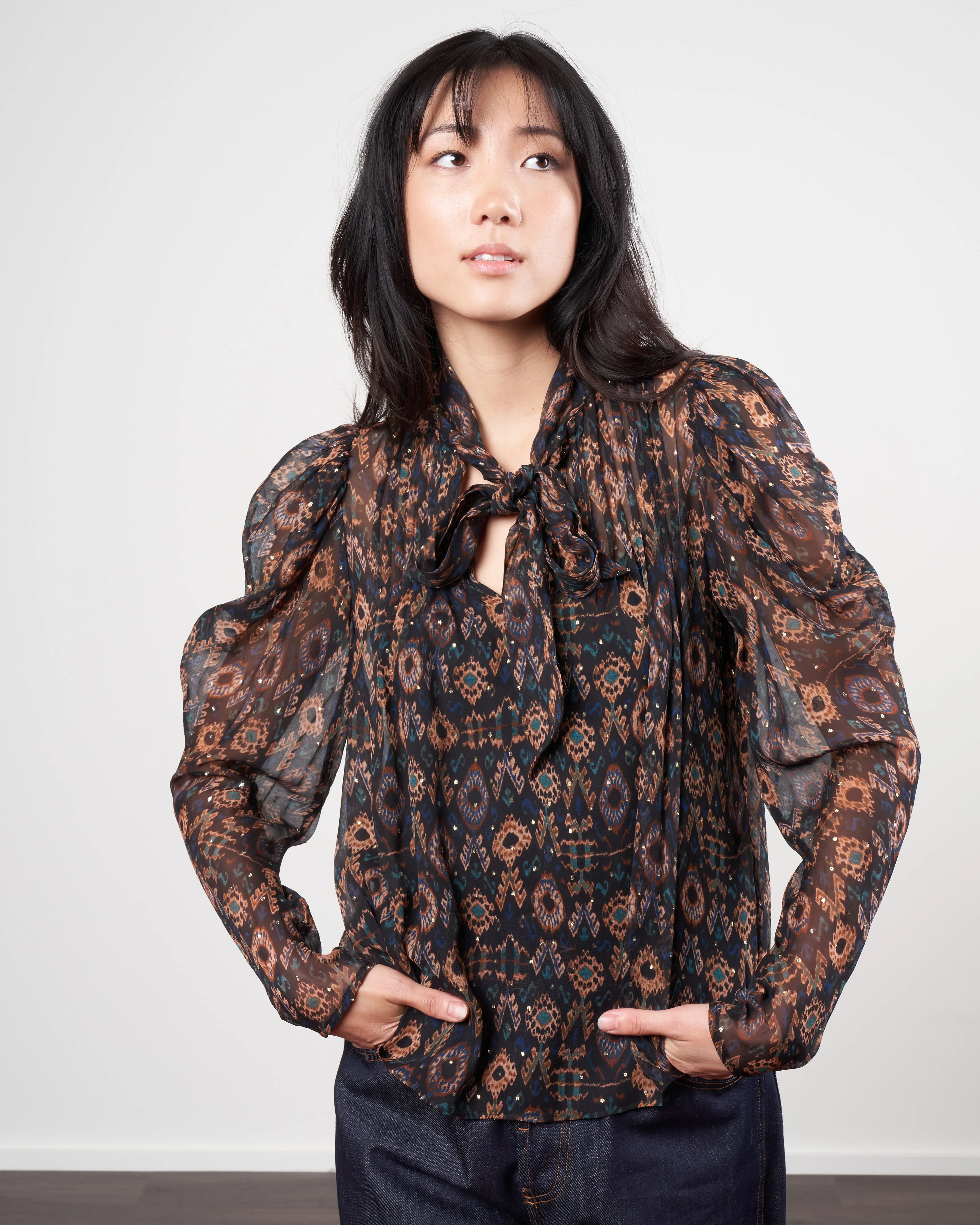 ada blouse - onyx