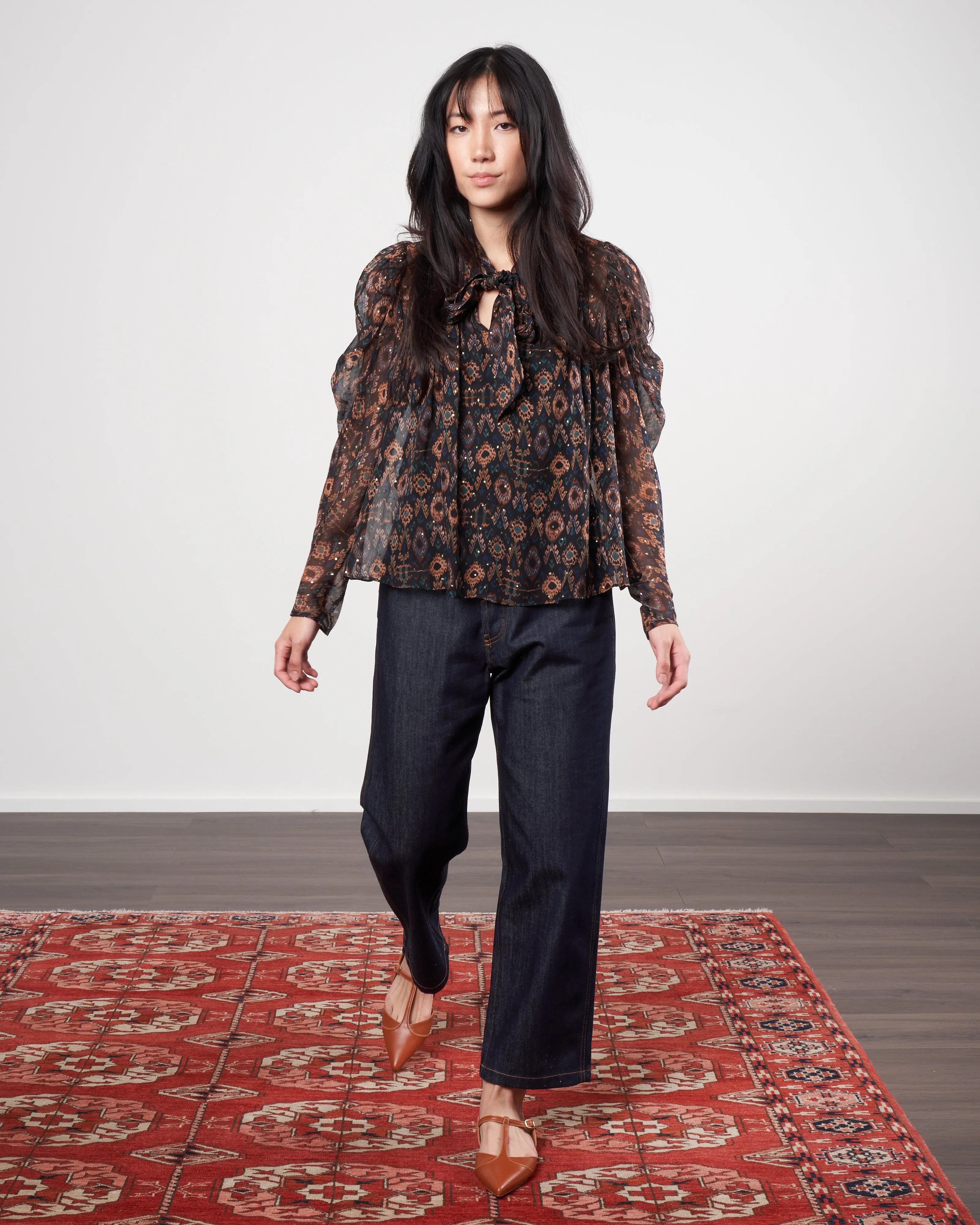 ada blouse - onyx