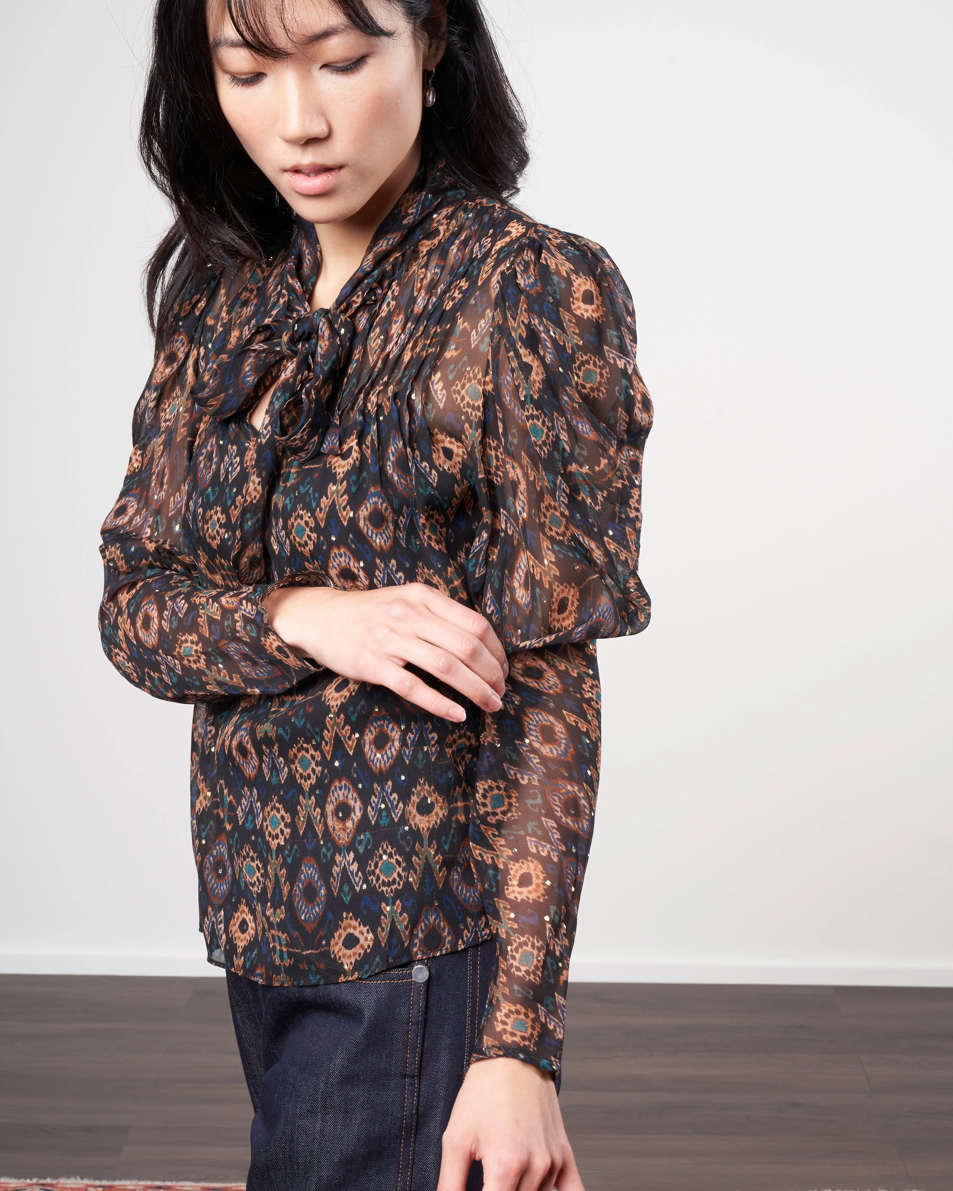 ada blouse - onyx