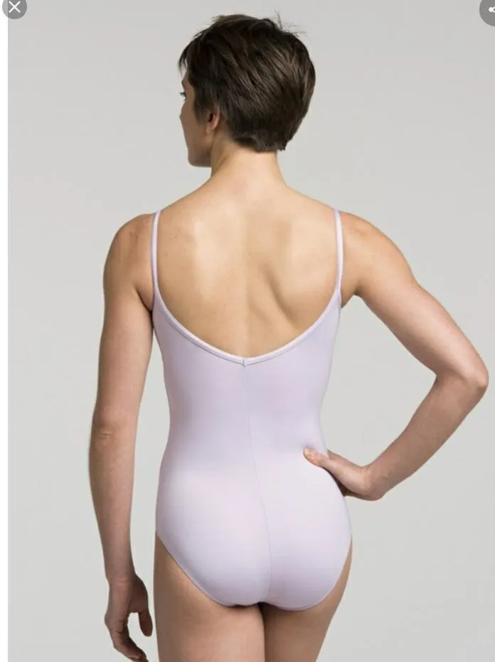 Aisliewear Lilac Leotard with Thin Straps and Scoop Back (style #AW101)