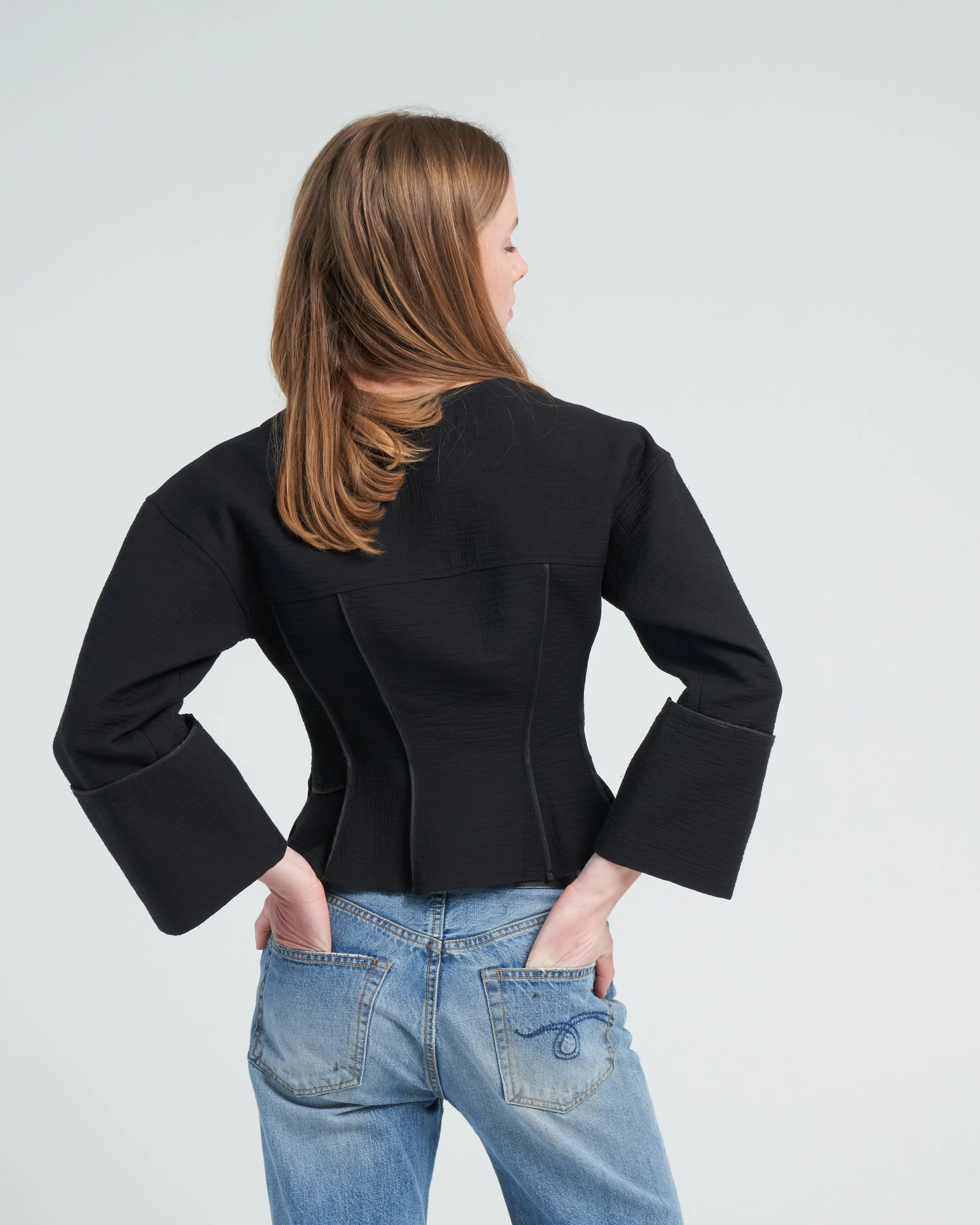 alzir jacket - black