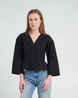 alzir jacket - black