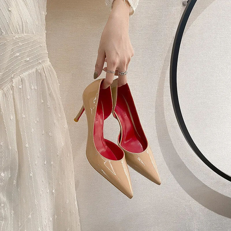 Apricot Side Cutout Stilettos