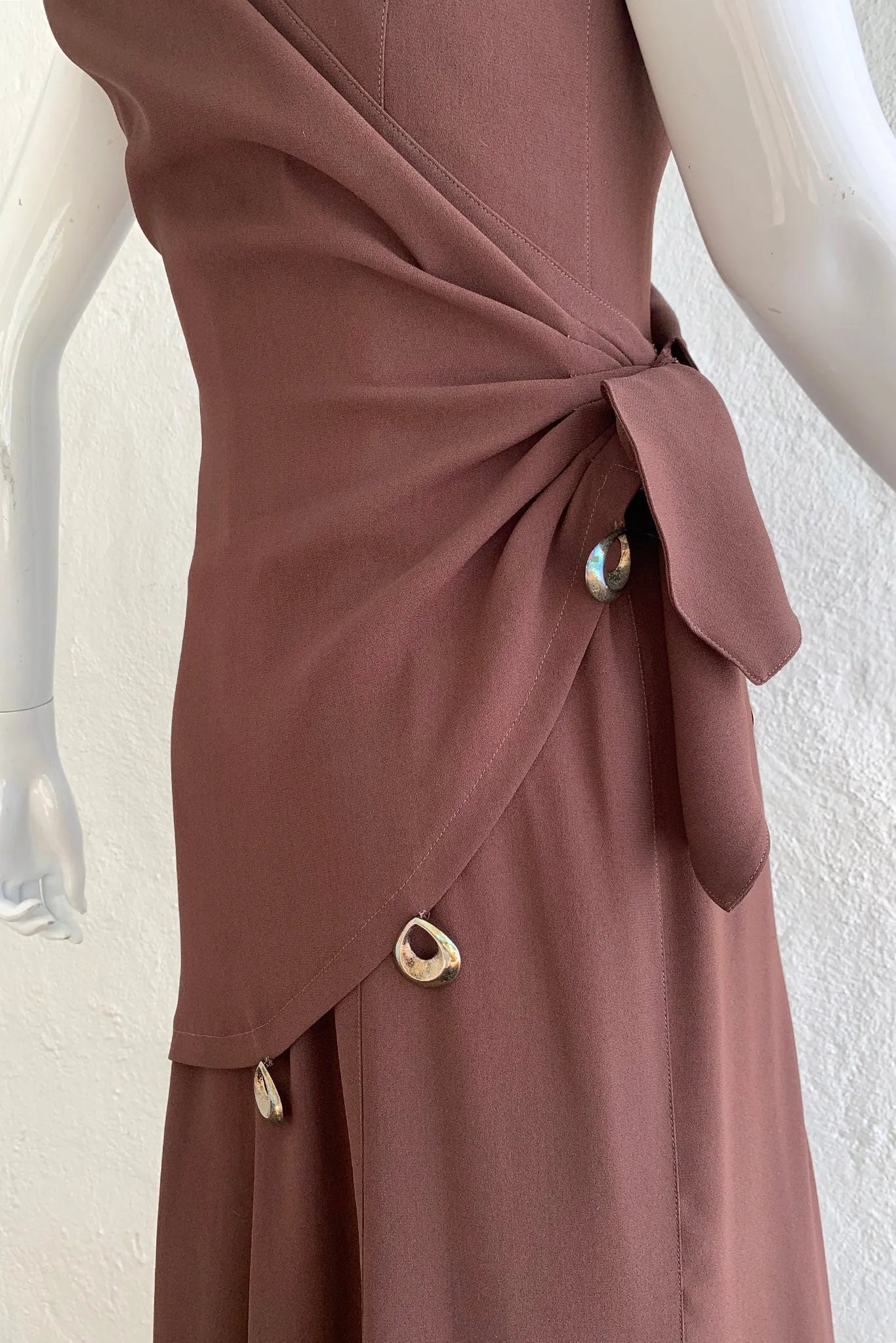 Asymmetrical Wrap Dress