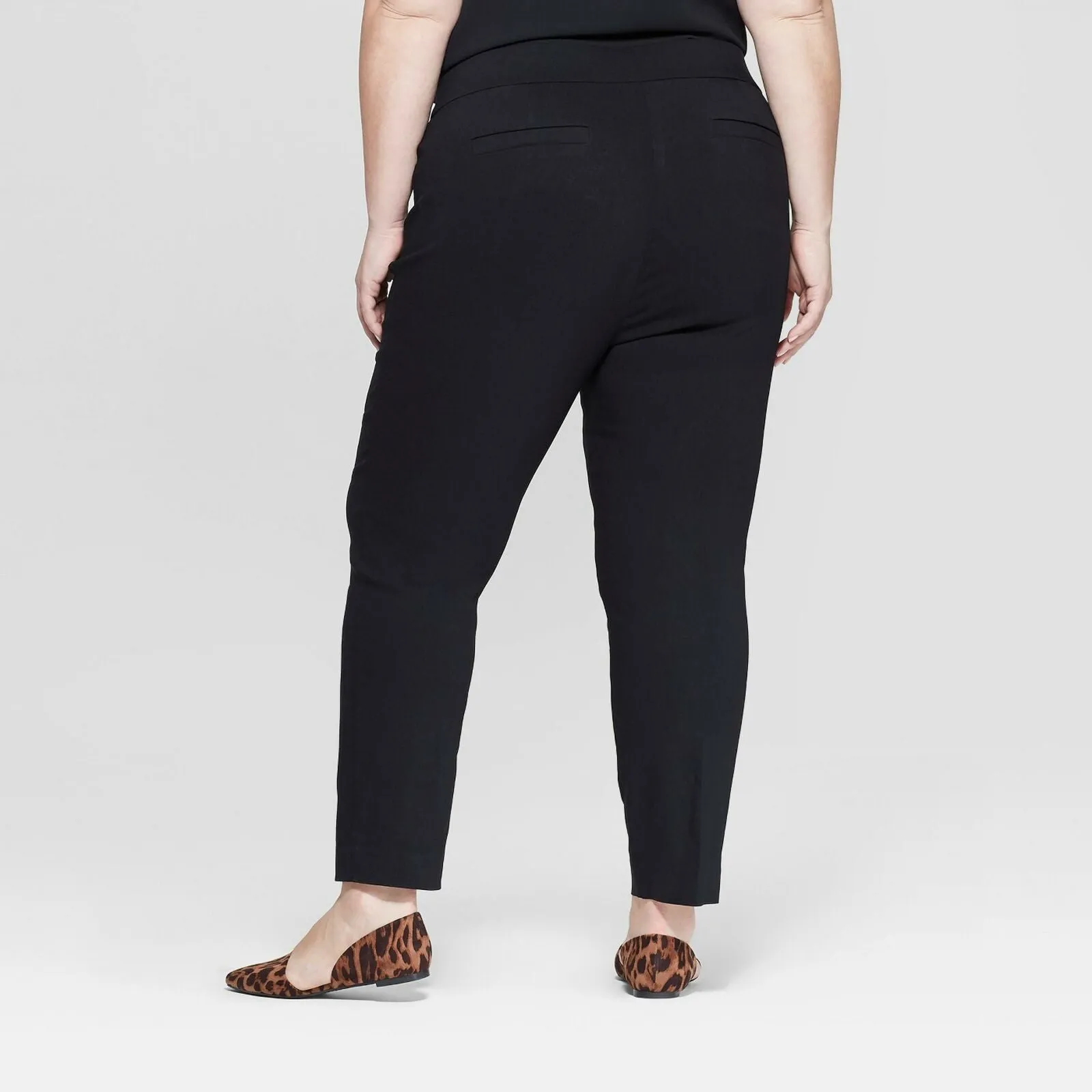 Ava & Viv Women's Plus Size Pull-On Skinny Ankle Pants