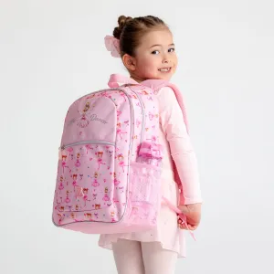 Back To Ballet School Backpack in Pink Ballerina Print