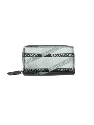 Balenciaga Leather Zip Coin Purse