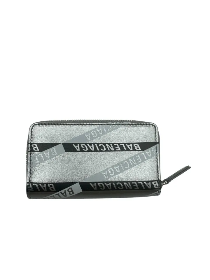 Balenciaga Leather Zip Coin Purse