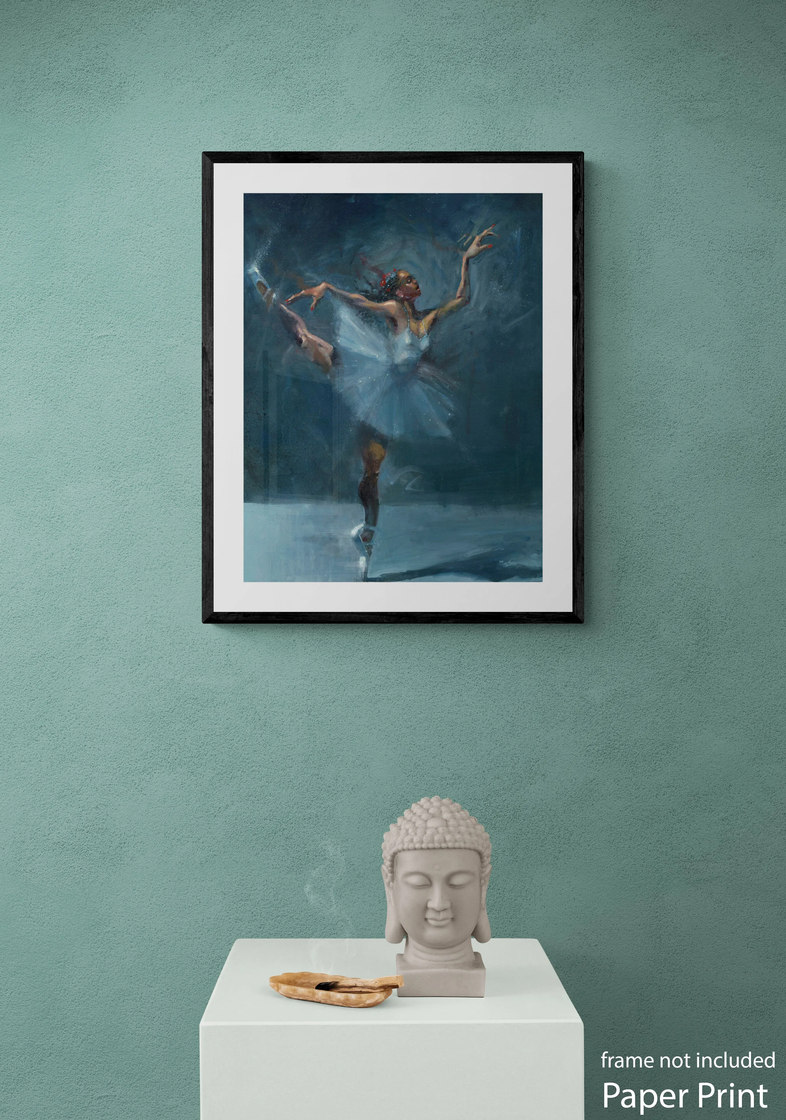 Ballerina In Blue