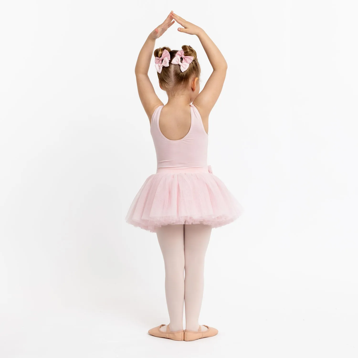 Beatrice: Statement Sequin Bow Tutu Dress in Pink