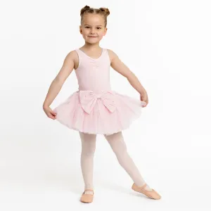 Beatrice: Statement Sequin Bow Tutu Dress in Pink