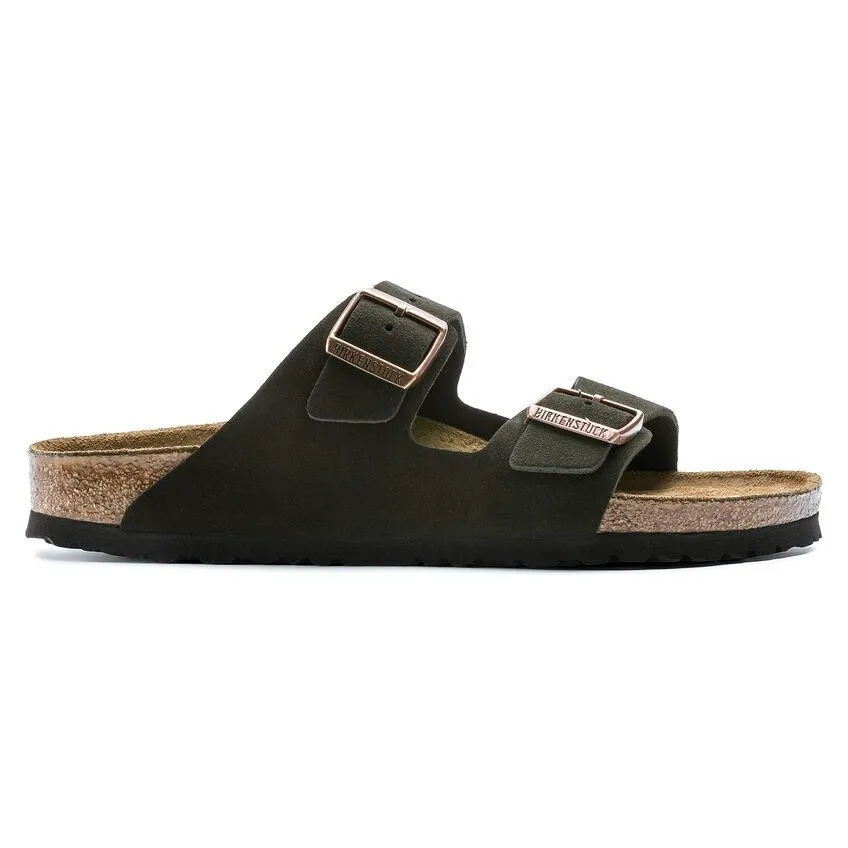 Birkenstock Women's Arizona Soft Footbed Suede Leather Sandal