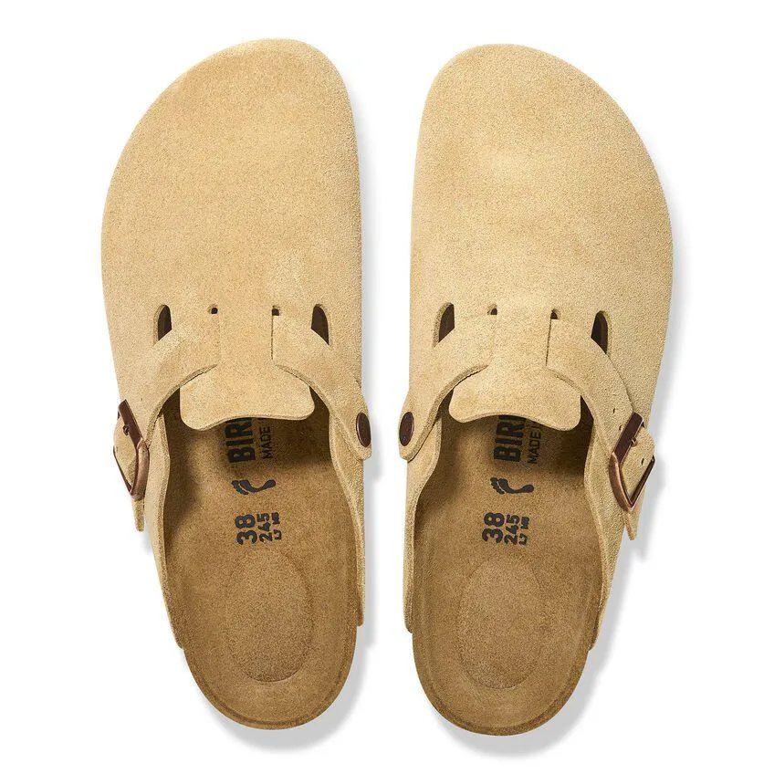 Birkenstock Women's Boston Suede Leather Sandal