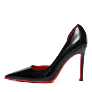 Black Side Cutout Stilettos