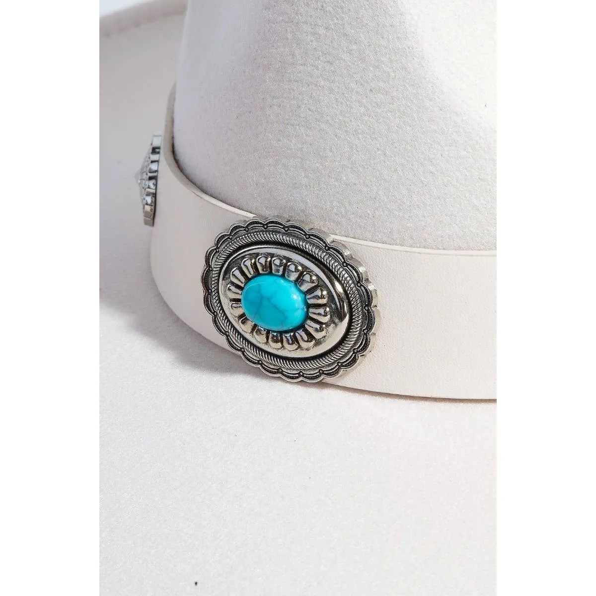 Boho Disc Strap Cowboy Hat