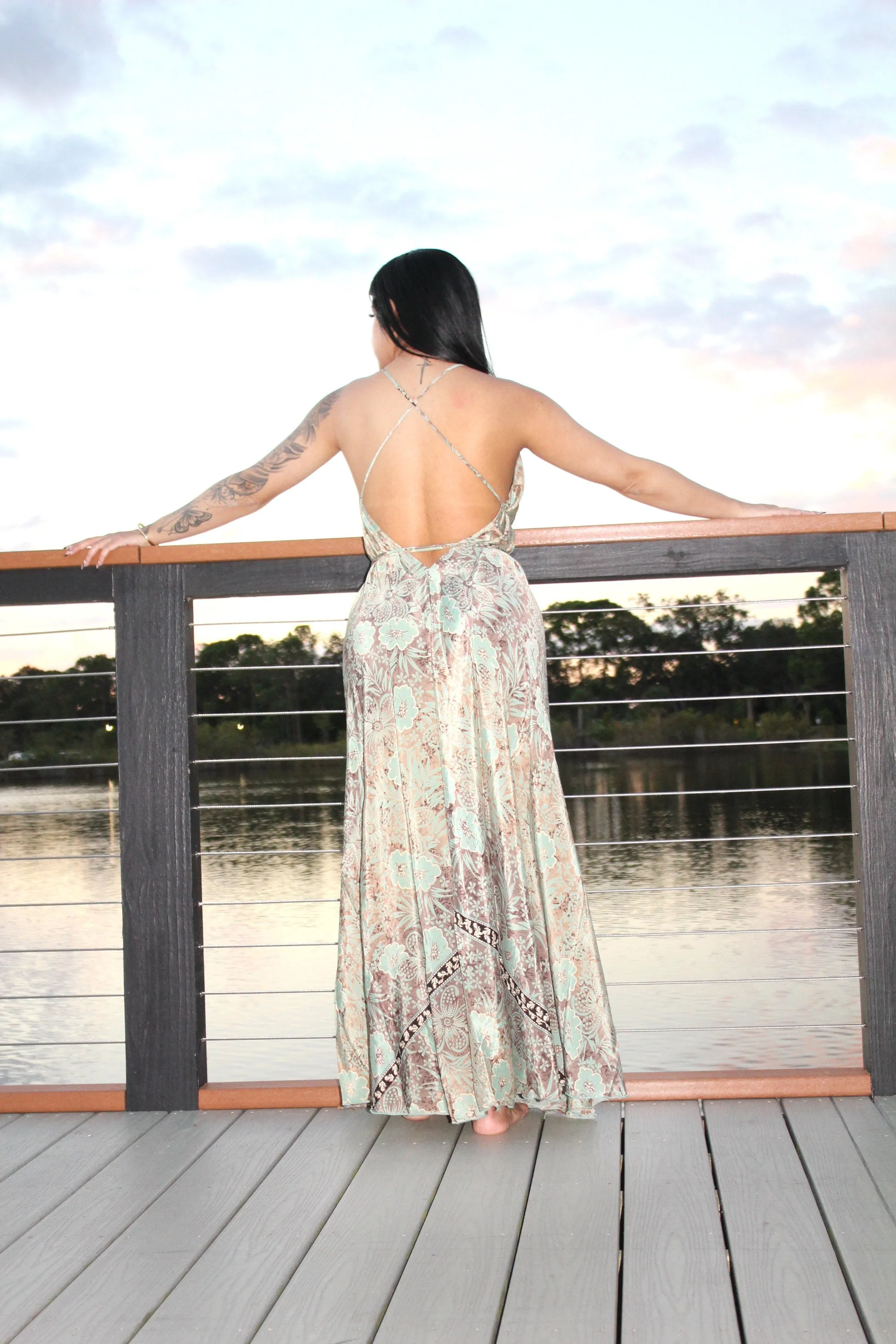Boho Dress,Casual Bohemian Halter dress,Beach Summer Dress,Goddess dress, Evening Dress,Maxi Bohemian Dress, Festival Dress,Beach cover up