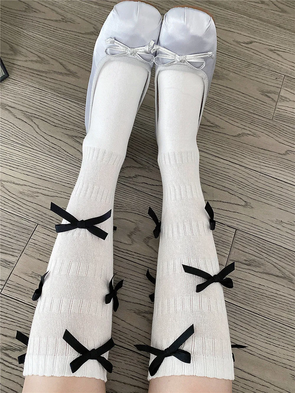 Bow Tie Lace Cotton Socks