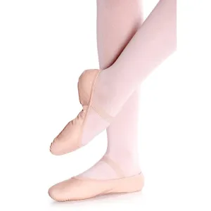 Brice Leather Ballet Slippers in Pink in Child Size 6