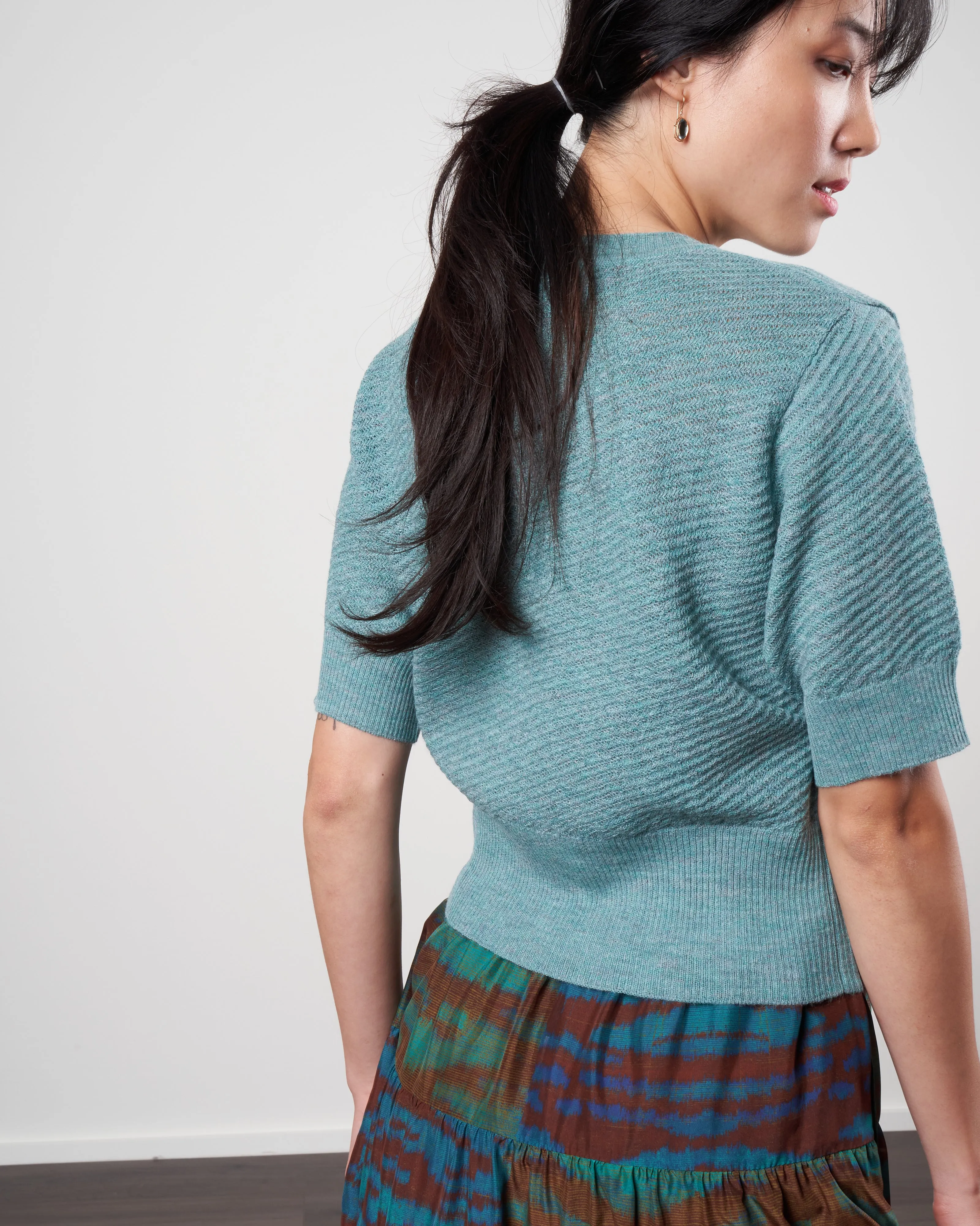 calibra top - heather aqua