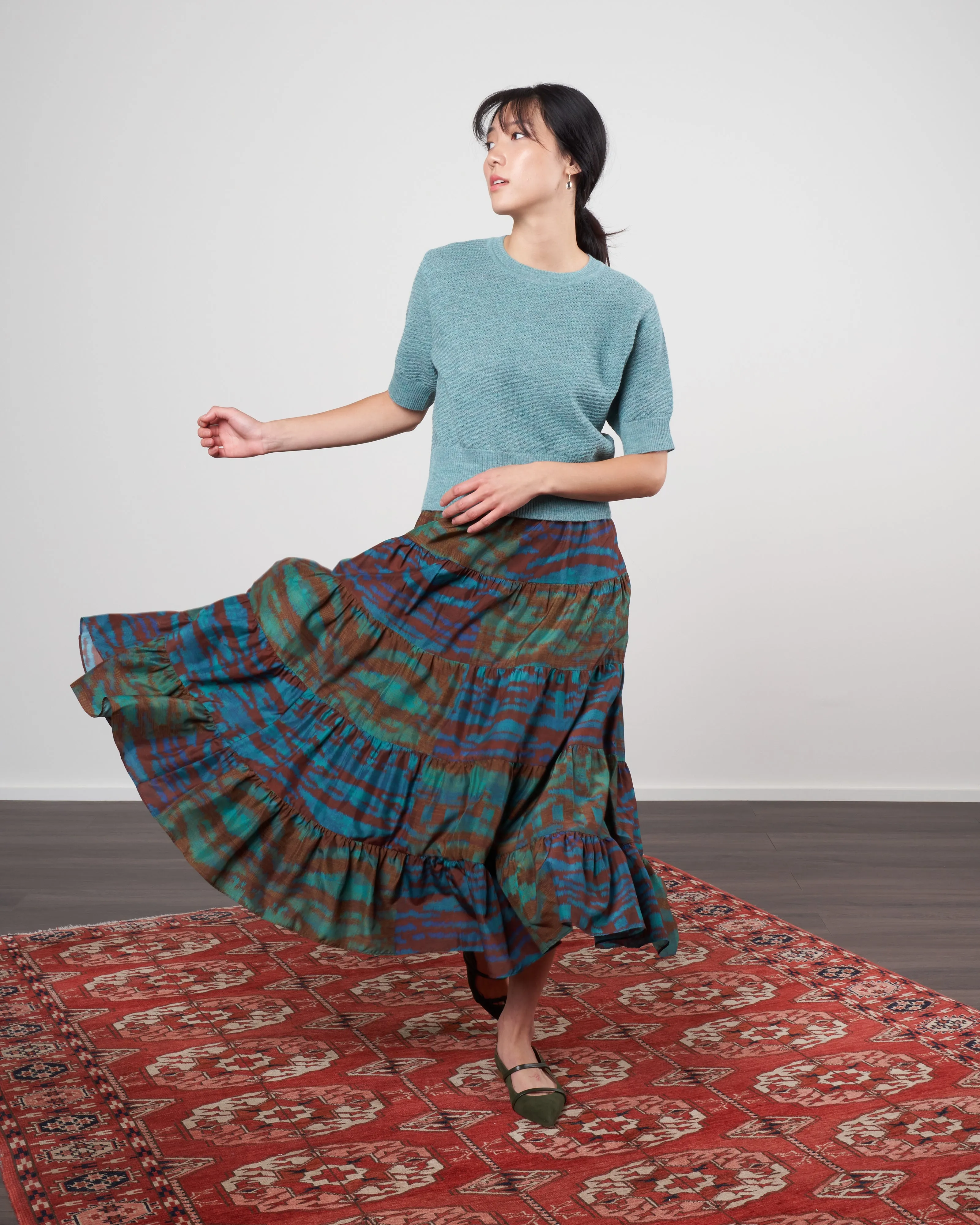 calibra top - heather aqua