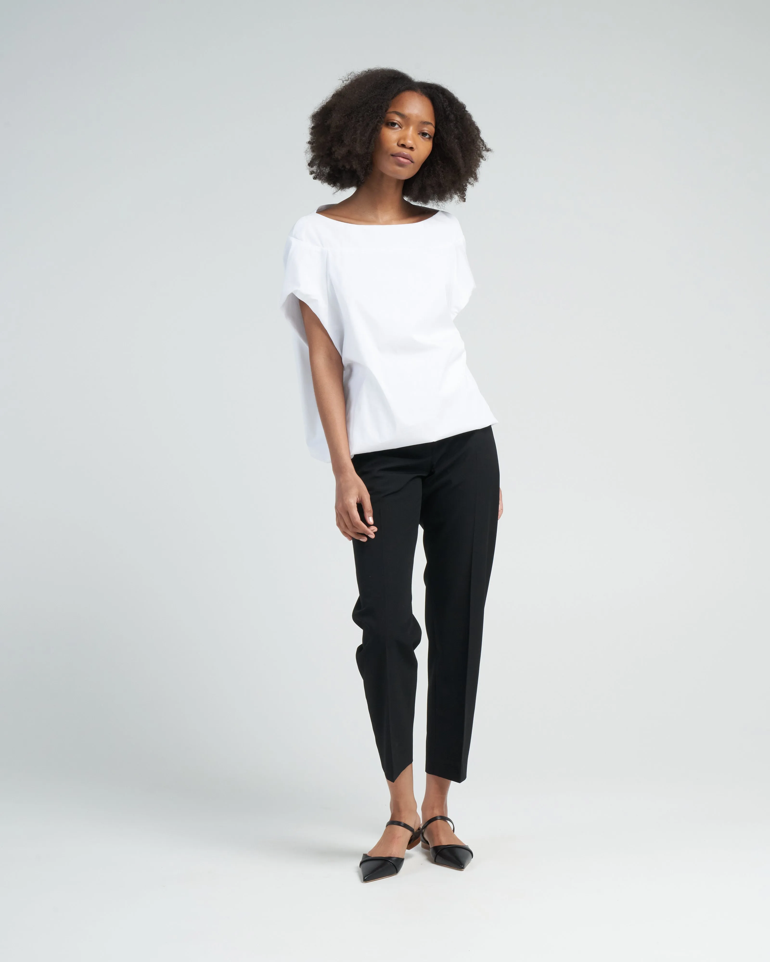 camas shirt - white