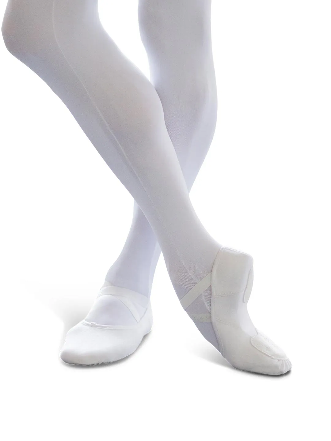 Capezio 2022M JW White Canvas Ballet
