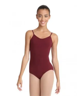 Capezio V-Neck Camisole Leotard (Burgundy) - Sizes XS, M, XL