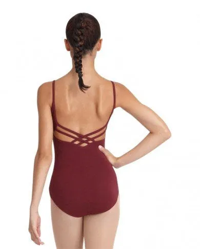 Capezio V-Neck Camisole Leotard (Burgundy) - Sizes XS, M, XL