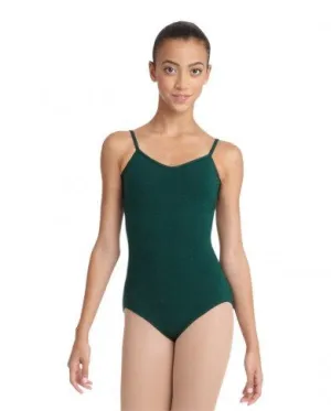 Capezio V-Neck Camisole Leotard (Hunter Green) - Size Ladies Medium