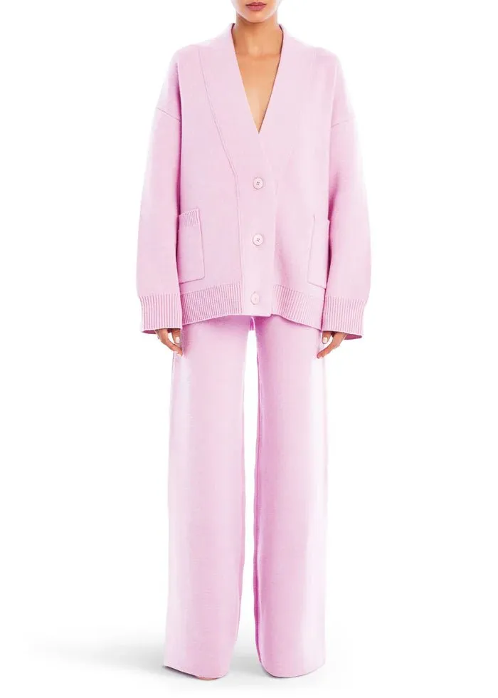 Carley Cardigan in Ballet Pink
