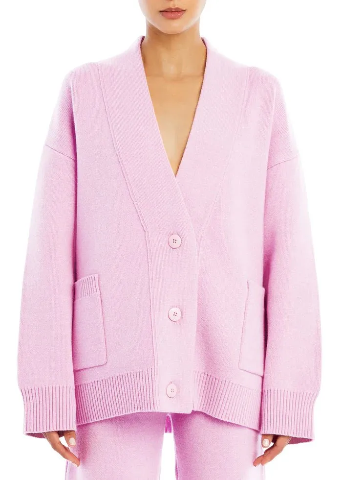 Carley Cardigan in Ballet Pink