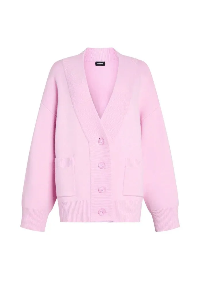 Carley Cardigan in Ballet Pink