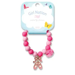 Charming Whimsy Bracelet-Ballet Shoe
