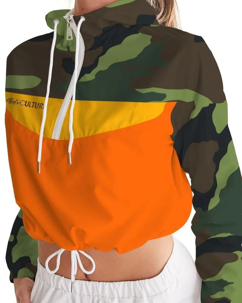Chief's CULTURE CAMO Women's Cropped Windbreaker