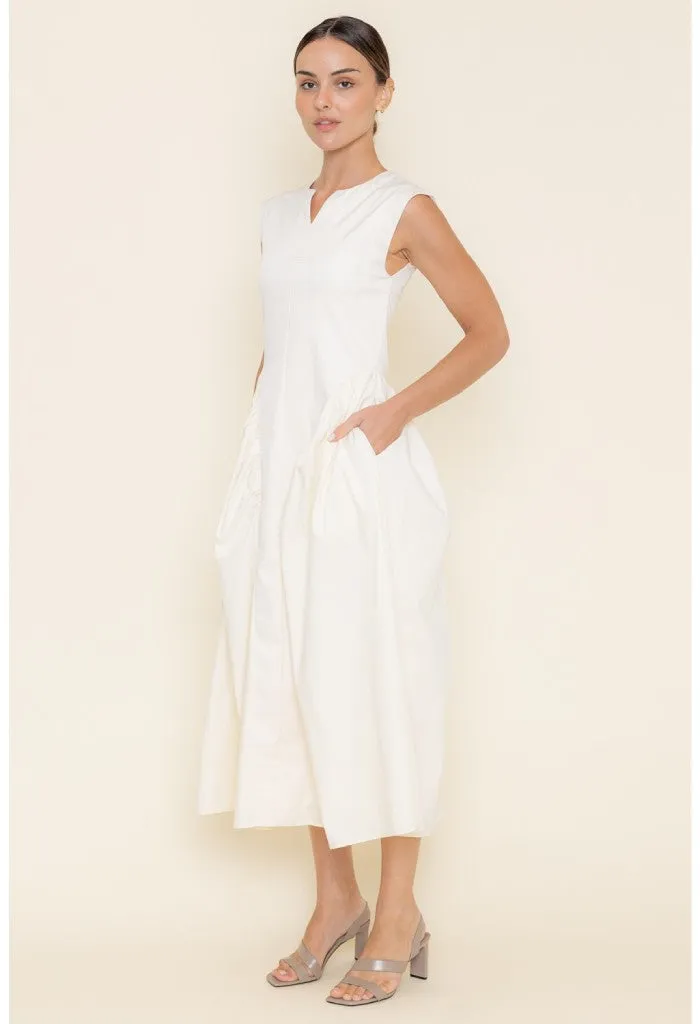 Chloe Pleat Dress