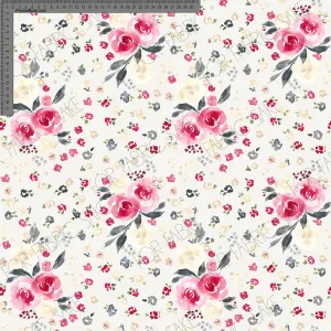 Christmas Floral Cream- Ashleigh Fish - Custom Pre Order