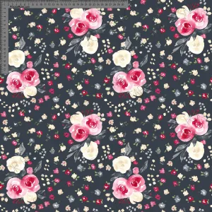 Christmas Floral Grey- Ashleigh Fish - Custom Pre Order