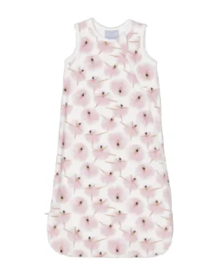 Coccoli 0.5 TOG Spring/Summer Pink & White Ballet Print Modal Sleepsack: Size NB/9M to 24/36M