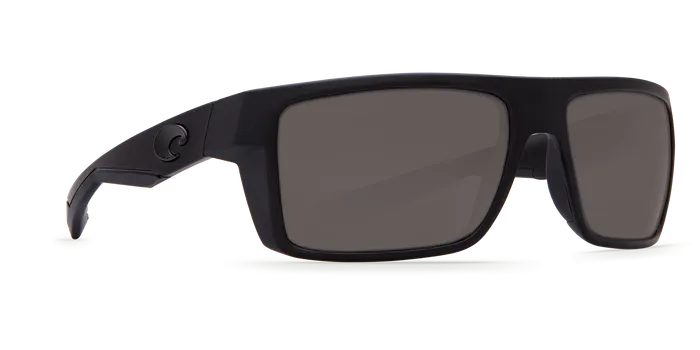 Costa Del Mar Motu Blackout Frame Polarised Sunglasses - Mega Clearance