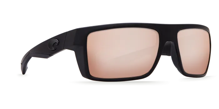 Costa Del Mar Motu Blackout Frame Polarised Sunglasses - Mega Clearance