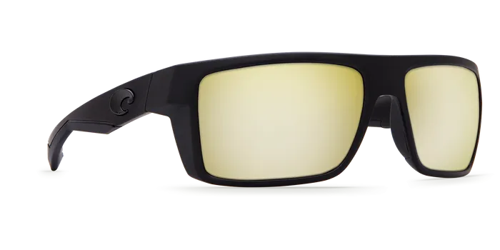 Costa Del Mar Motu Blackout Frame Polarised Sunglasses - Mega Clearance