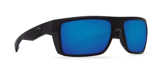 Costa Del Mar Motu Blackout Frame Polarised Sunglasses - Mega Clearance