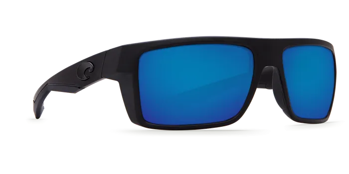 Costa Del Mar Motu Blackout Frame Polarised Sunglasses - Mega Clearance